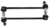 PAIR OF FRONT SWAY BAR LINKS TO SUIT CHEVROLET CAPTIVA C100 Z20S1 TURBO DIESEL 2.0L I4