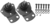 PAIR OF FRONT LOWER BALL JOINTS TO SUIT FORD MUSTANG 200 250 OHV CARB 3.3L 4.1L I6