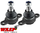 PAIR OF WASP FRONT LOWER BALL JOINTS TO SUIT VOLKSWAGEN CARAVELLE T5 AXE BNZ BPC TURBO DIESEL 2.5 I5