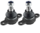 PAIR OF FRONT LOWER BALL JOINTS TO SUIT VOLKSWAGEN MULTIVAN T5 AXE BPC TURBO DIESEL 2.5L I5