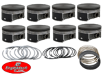 SET OF ENGINETECH PISTONS AND RINGS TO SUIT HOLDEN CALAIS VZ VE VF L76 L77 L98 6.0L V8