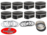 SET OF ENGINETECH PISTONS AND RINGS TO SUIT HSV COUPE VZ LS2 6.0L V8