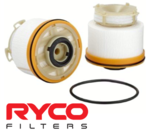 RYCO CARTRIDGE FUEL FILTER TO SUIT ISUZU 4JJ1-TCX 4JJ1-TC 4JJ3-TCX RZ4E-TC TURBO DIESEL 1.9L 3.0L I4