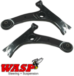 PAIR OF WASP FRONT LOWER CONTROL ARMS TO SUIT TOYOTA COROLLA ZZE122R ZZE123R 1ZZ-FE 2ZZ-GE 1.8L I4