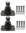 2 X FRONT UPPER BALL JOINT FOR FORD 260 289 302 351 WINDSOR CLEVELAND HIPO 4.3L 4.7L 4.9 5.8 V8