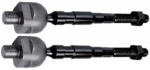 PAIR OF RACK ENDS TO SUIT NISSAN NAVARA D40 YD25DDTI TURBO DIESEL 2.5L I4 ELEC. POWER STEERING