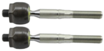 PAIR OF RACK ENDS TO SUIT TOYOTA LANDCRUISER HDJ100R 1HD-FTE TURBO DIESEL 4.2L I6 TILL 12/2002