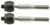 PAIR OF RACK ENDS TO SUIT TOYOTA LANDCRUISER UZJ100R 2UZ-FE 4.7L V8 TILL 12/2002