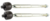 PAIR OF RACK ENDS FOR TOYOTA HIACE KDH200R-KDH206R KDH220R-KDH227R 2KD-FTV 1KDFTV 2.5L 3.0L I4