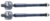 PAIR OF RACK ENDS TO SUIT TOYOTA PRADO KDJ150R KDJ155R GDJ150R 1KD-FTV 1GD-FTV 2.8L 3.0L I4