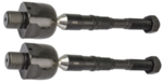 PAIR OF RACK ENDS TO SUIT NISSAN VQ40DE V9X TURBO DIESEL 3.0L 4.0L V6