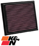 K&N REPLACEMENT AIR FILTER TO SUIT TOYOTA PRIUS ZVW30R ZVW35R ZVW40R ZVW41R 2ZR-FXE 1.8L I4