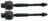 PAIR OF RACK ENDS TO SUIT NISSAN DUALIS J10 MR20DE R9M TURBO DIESEL 1.6L 2.0L I4