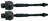 PAIR OF RACK ENDS TO SUIT NISSAN X-TRAIL T31 QR25DE MR20DE M9R TURBO DIESEL 2.0L 2.5L I4
