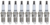 SET OF 8 AUTOLITE SPARK PLUGS TO SUIT PORSCHE PANAMERA 970 M4820 M4840 M4870 M4870T 4.8L V8