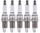 SET OF 5 AUTOLITE SPARK PLUGS TO SUIT AUDI NF NG 2.3L I5