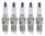 SET OF 5 AUTOLITE SPARK PLUGS TO SUIT AUDI 80 B4 NG 2.3L I5