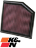 K&N REPLACEMENT AIR FILTER TO SUIT TOYOTA CROWN URS206R 1UR-FSE 4.6L V8