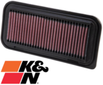 K&N REPLACEMENT AIR FILTER TO SUIT TOYOTA SIENTA NCP81R 1NZ-FE 1.5L I4