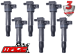 SET OF 6 MACE STANDARD REPLACEMENT IGNITION COILS TO SUIT HYUNDAI SONATA NF G6DB 3.3L V6