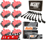 MACE HIGH VOLTAGE IGNITION SERVICE KIT TO SUIT HOLDEN COMMODORE VT.II VX VY VU LS1 5.7L V8