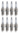 SET OF 8 AUTOLITE SPARK PLUGS TO SUIT INFINITI FX50 S51 VK50VE 5.0L V8