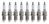 SET OF 8 AUTOLITE SPARK PLUGS TO SUIT HONDA CIVIC FD LDA2 1.3L I4