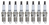SET OF 8 AUTOLITE SPARK PLUGS TO SUIT HONDA INSIGHT ZE LDA3 1.3L I4