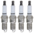 SET OF 4 AUTOLITE SPARK PLUGS TO SUIT SUBARU GL AN5 EA82 1.8L F4