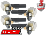 SET OF 4 MACE STANDARD REPLACEMENT IGNITION COILS TO SUIT SUBARU LIBERTY BE EJ208 EJ206 2.0L F4