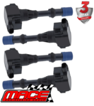 SET OF 4 MACE STANDARD REPLACEMENT IGNITION COILS TO SUIT HONDA L13A L13A1 1.3L I4