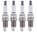 SET OF 4 AUTOLITE SPARK PLUGS TO SUIT SAAB 9000 B234I 2.3L I4