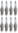 SET OF 8 AUTOLITE SPARK PLUGS TO SUIT AUDI Q7 4L BAR 4.2L V8