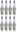 SET OF 8 AUTOLITE SPARK PLUGS TO SUIT AUDI RS4 B7 B8 BNS CFSA 4.2L V8