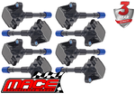 SET OF 8 MACE STANDARD REPLACEMENT IGNITION COILS TO SUIT HONDA CIVIC FD LDA2 1.3L I4