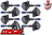 SET OF 8 MACE STANDARD REPLACEMENT IGNITION COILS TO SUIT HONDA CIVIC FD LDA2 1.3L I4