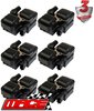 6 X STD REPLACEMENT IGNITION COIL TO SUIT MERCEDES BENZ C240 W202 W203 M112.910 M112.912 2.4L 2.6 V6