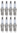 SET OF 8 AUTOLITE IRIDIUM SPARK PLUGS TO SUIT MERCEDES BENZ SL63 AMG R230 M156.981 6.2L V8