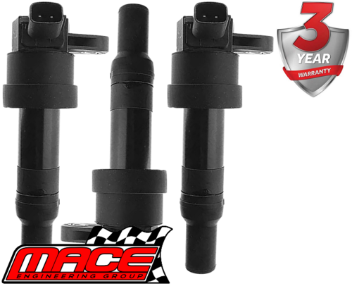 SET OF 3 MACE STANDARD REPLACEMENT IGNITION COILS TO SUIT HYUNDAI I10 PA BA G3LA 1.0L I3