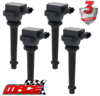 SET OF 4 MACE STANDARD REPLACEMENT IGNITION COILS TO SUIT HONDA ACCORD CG CK D16B6 1.6L I4