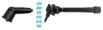 7MM IGNITION LEADS TO SUIT KIA SPORTAGE KM G6BA 2.7L V6