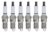 SET OF 6 AUTOLITE SPARK PLUGS TO SUIT SAAB 900 B258I 2.5L V6