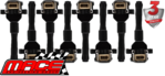 SET OF 8 MACE STANDARD REPLACEMENT IGNITION COILS TO SUIT BMW 5 SERIES 540I M60B40 4.0L V8