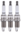 SET OF 3 AUTOLITE SPARK PLUGS TO SUIT DAIHATSU EF-EL 0.7L I3