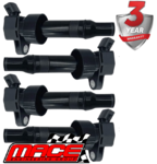 SET OF 4 MACE STANDARD REPLACEMENT IGNITION COILS TO SUIT KIA G4FD 1.6L I4