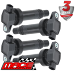 SET OF 4 MACE STANDARD REPLACEMENT IGNITION COILS TO SUIT KIA CERATO LD G4ED 1.6L I4 FROM 11/2006