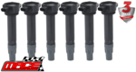 SET OF 6 MACE STANDARD REPLACEMENT IGNITION COILS TO SUIT DODGE EER 2.7L V6