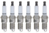 SET OF 6 AUTOLITE SPARK PLUGS TO SUIT MAZDA MX-6 GE KL 2.5L V6
