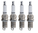SET OF 4 AUTOLITE SPARK PLUGS TO SUIT AUDI 80 B3 B4 JN 3A AAD ABK 1.8L 2.0L I4
