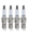 SET OF 4 AUTOLITE SPARK PLUGS TO SUIT MAZDA B2600 BRAVO UF UN G6 2.6L I4